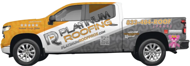 Platinum Roofing truck
